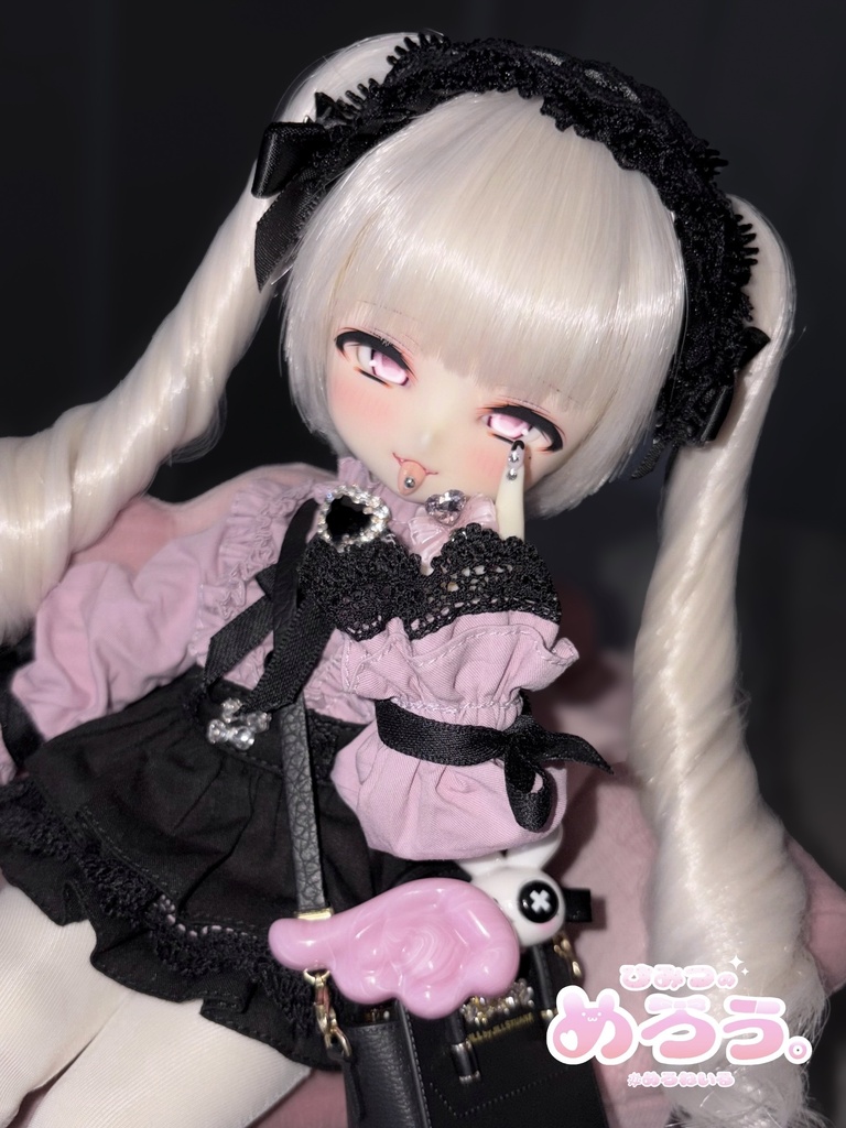 ꒰ やんでれ♡はぁと ꒱‬ tinyfox 1/6サイズ ネイルハンド 白肌