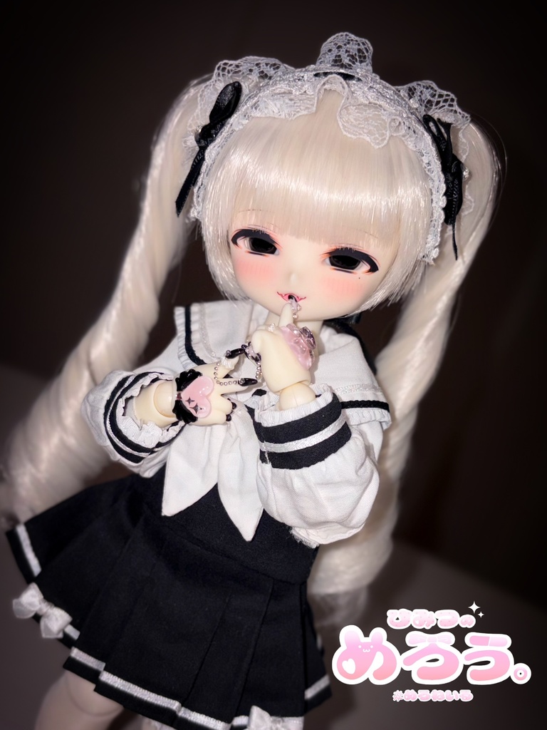 ꒰ やんでれ♡はぁと ꒱ tinyfox 1/6サイズ ネイルハンド 白肌