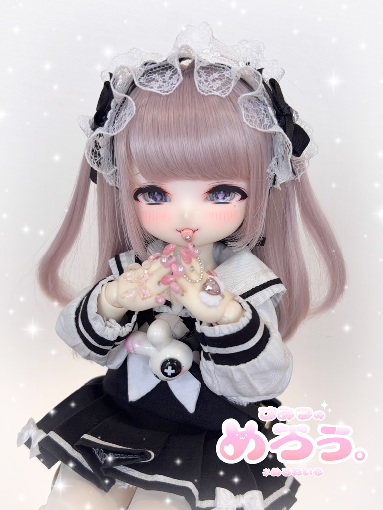 ꒰ えんじぇる♡はーと ꒱ tinyfox 1/6サイズ ネイルハンド 白肌