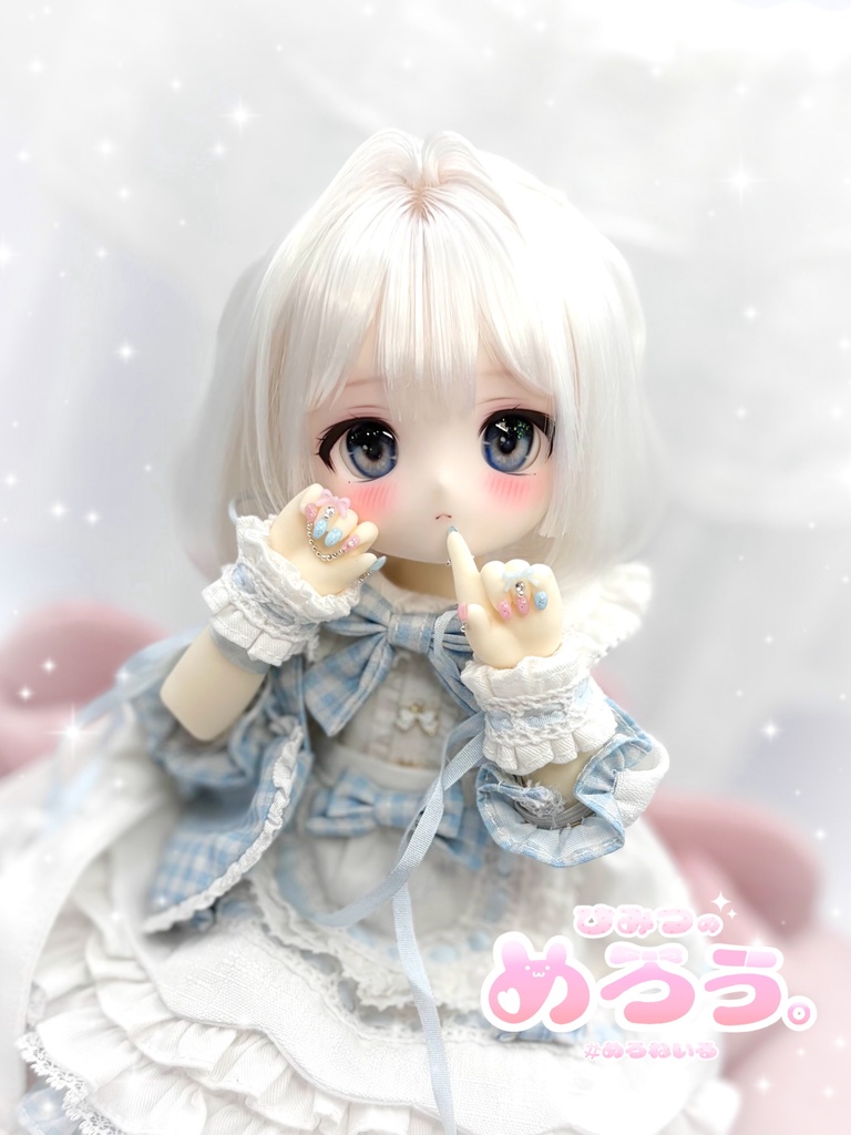 ꒰ Twinkle⭐︎stars ꒱ tinyfox 1/6サイズ ネイルハンド 白肌