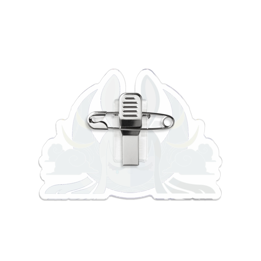 蛮神ツクヨミモチーフ_アクリルバッチ