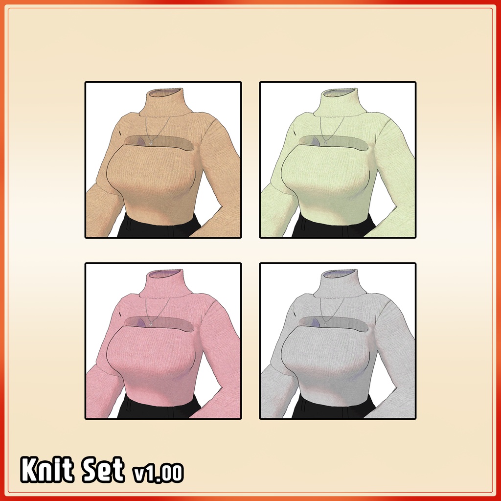 ニットシャツ Knit shirts