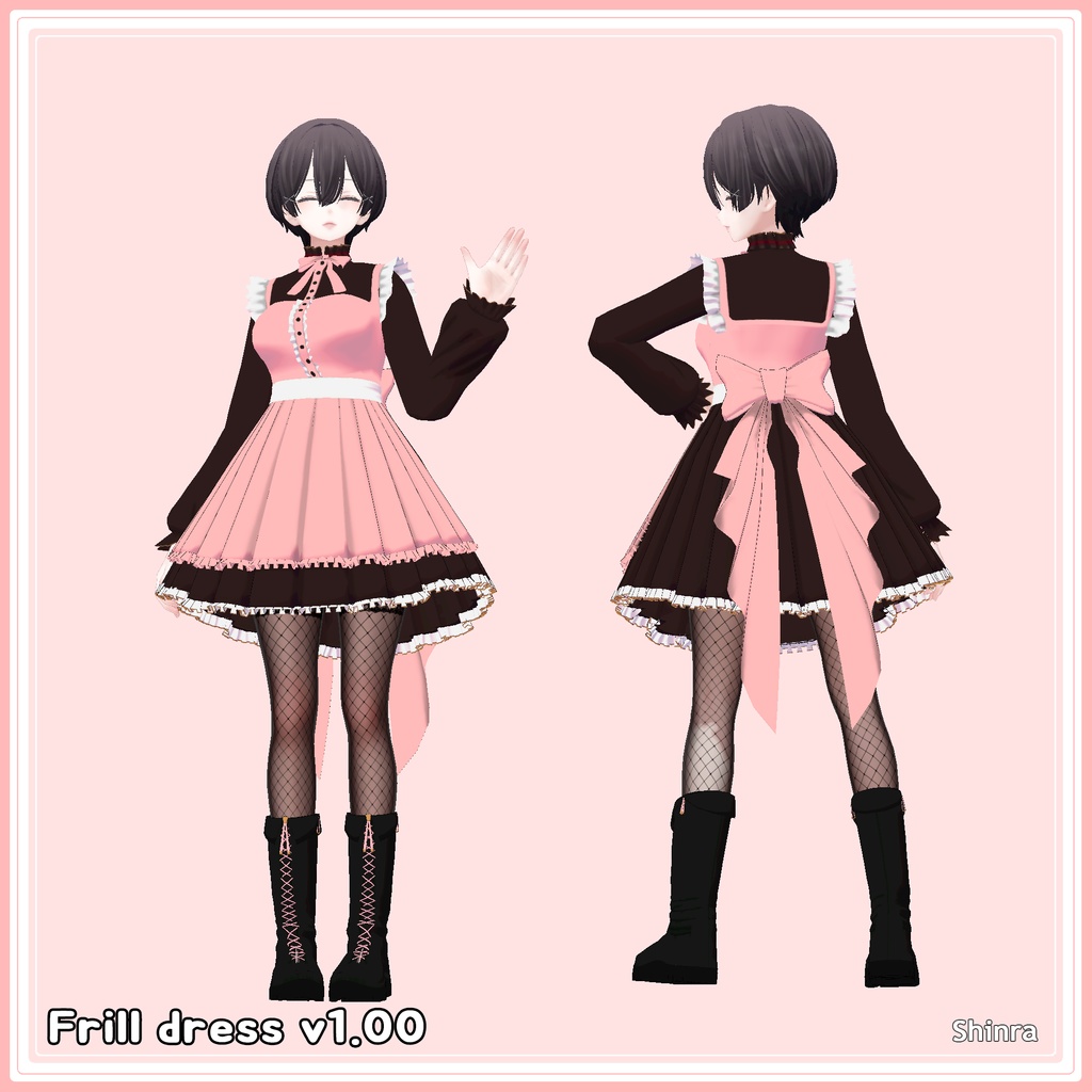 フリルドレス Frill dress v1.00