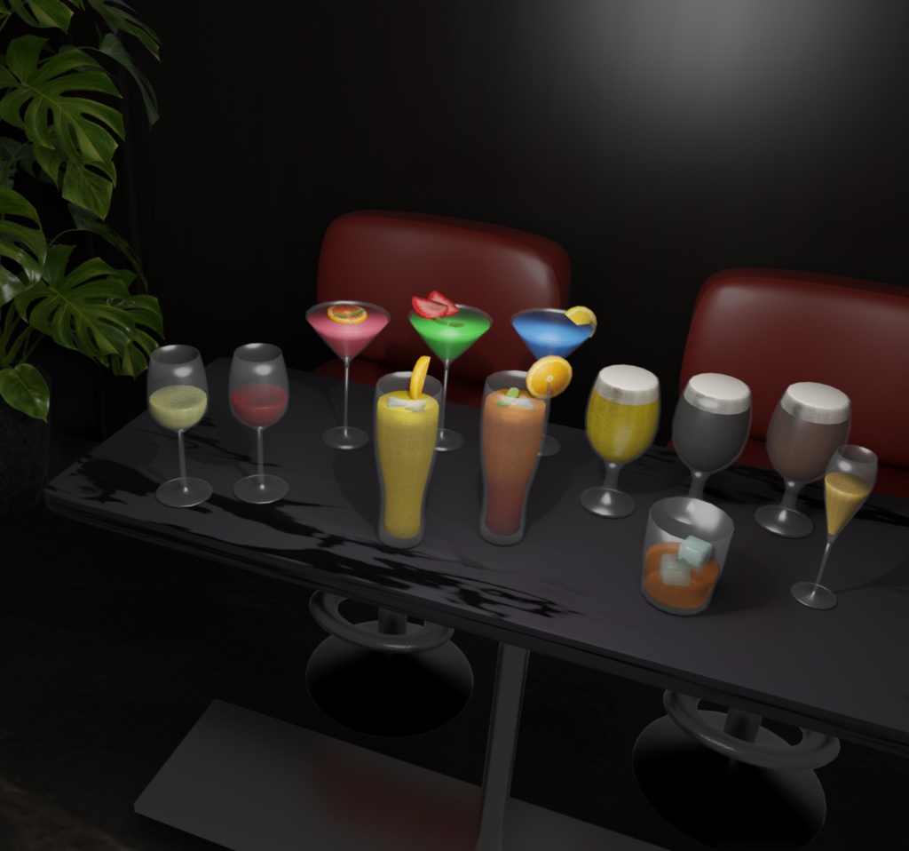 BAR ドリンク&グラス セット (Drink & Glass Set)