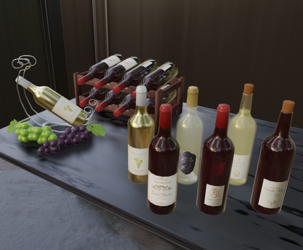 BAR ワインボトルセット (Wine Bottle set)