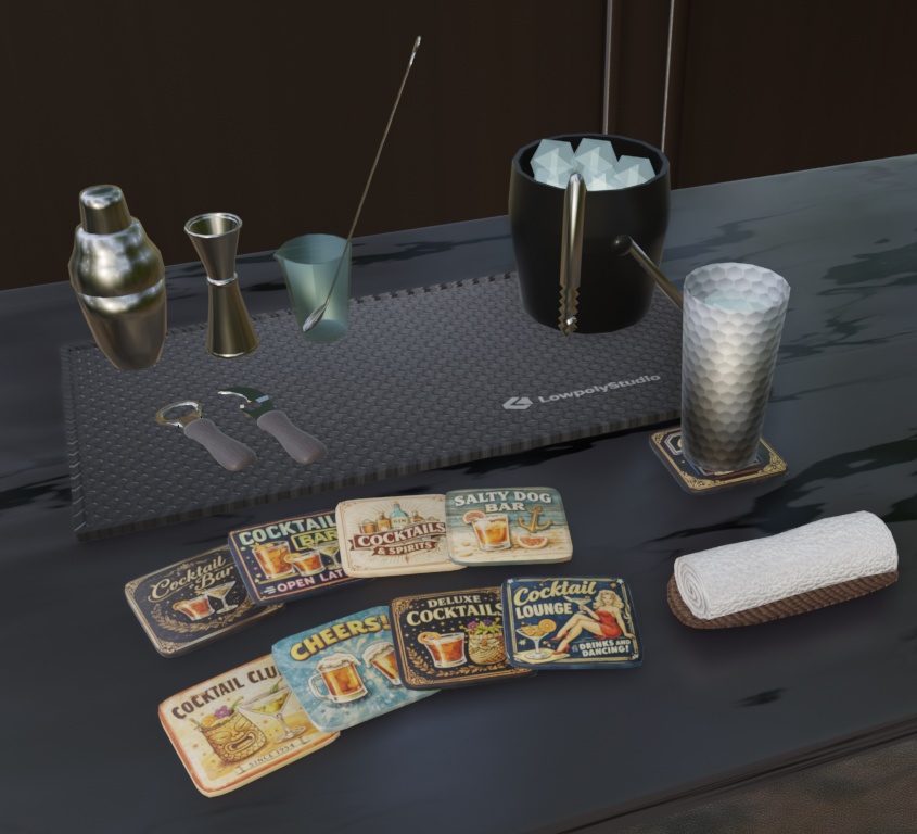 BAR 小物道具セット (tool set)