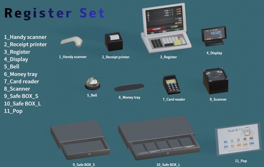 レジシーン構築セット (Register Scene Construction Set)