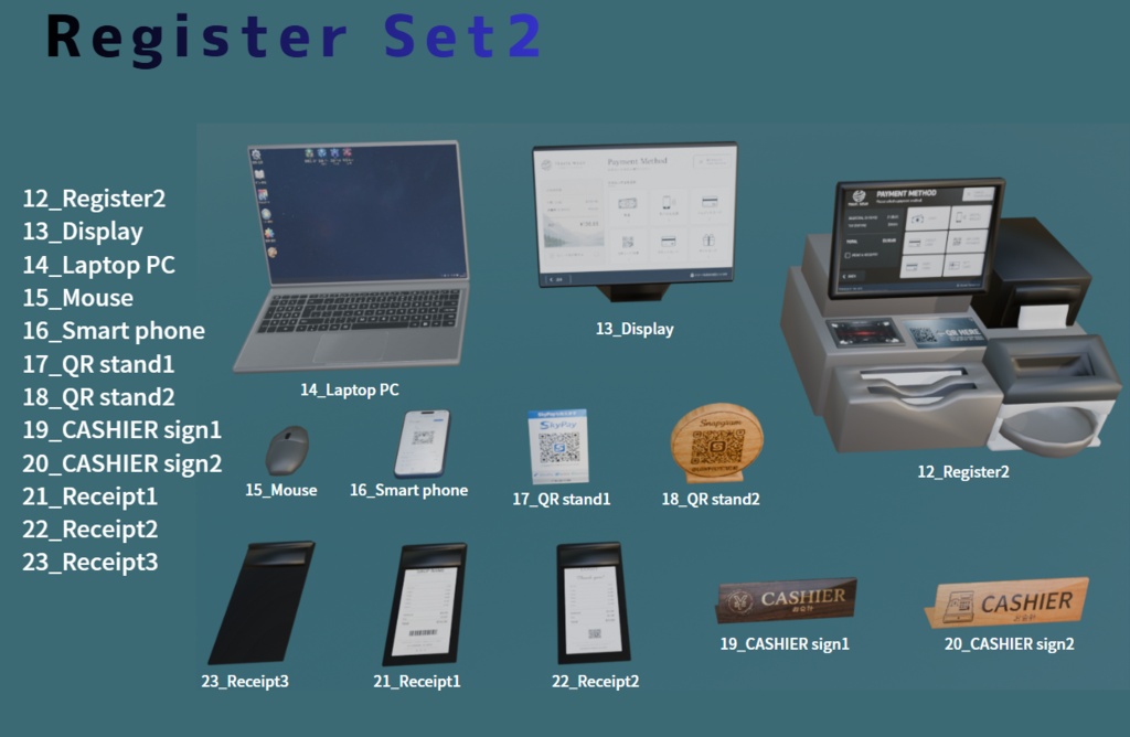レジシーン構築セット (Register Scene Construction Set)