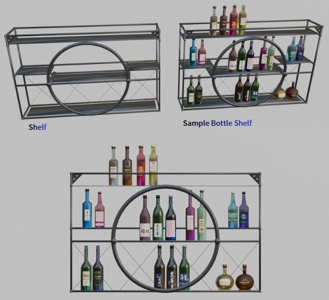 BAR Bottle Collection Set (酒コレクション)