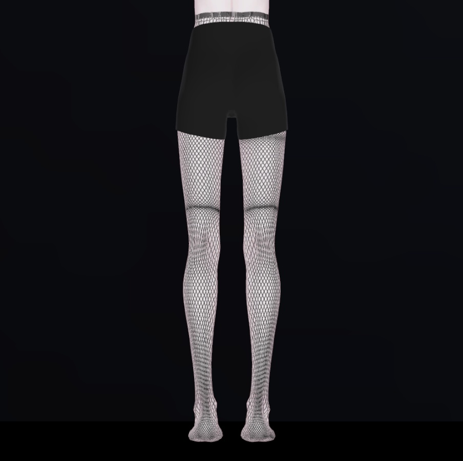 雫峰用網タイツ
