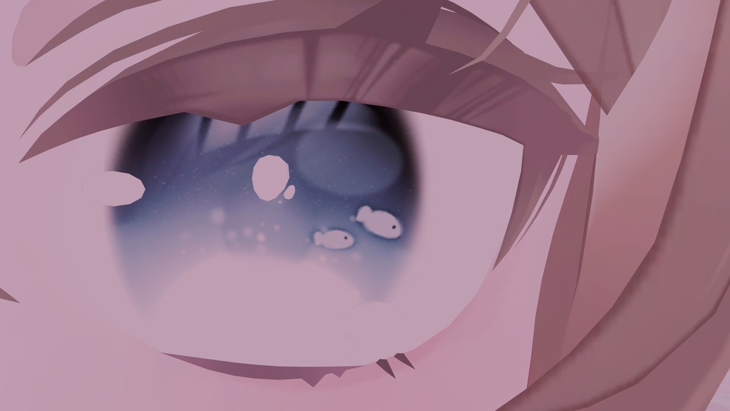 真冬用アイテクスチャ「ふわふわおさかなアイ」 -Mahuyu eye texture-