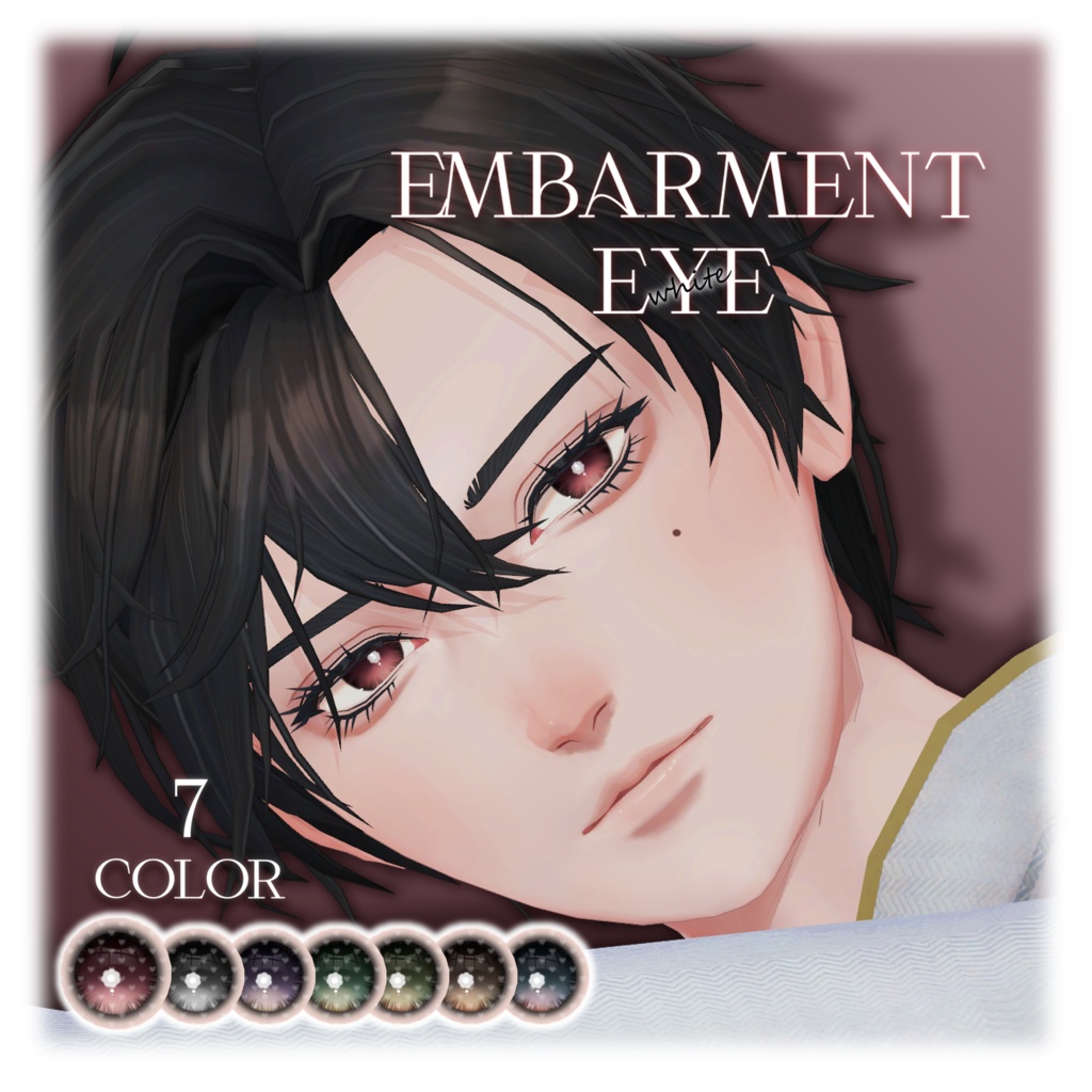 怜用アイテクスチャ「Embarment white eye」- Rei eye texture-