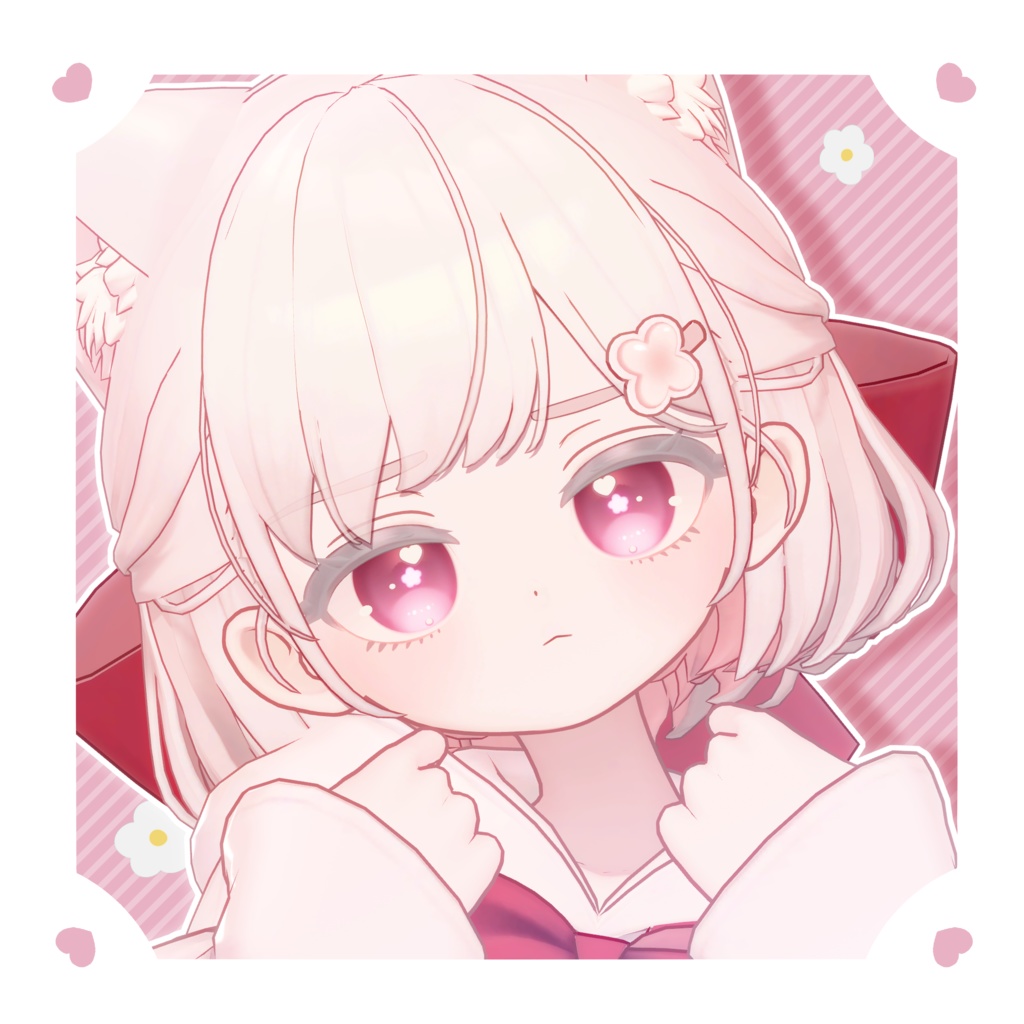 しらつめ Shiratsume 用アイテクスチャ「ふらわりーあい」- Shiratsume eye texture-