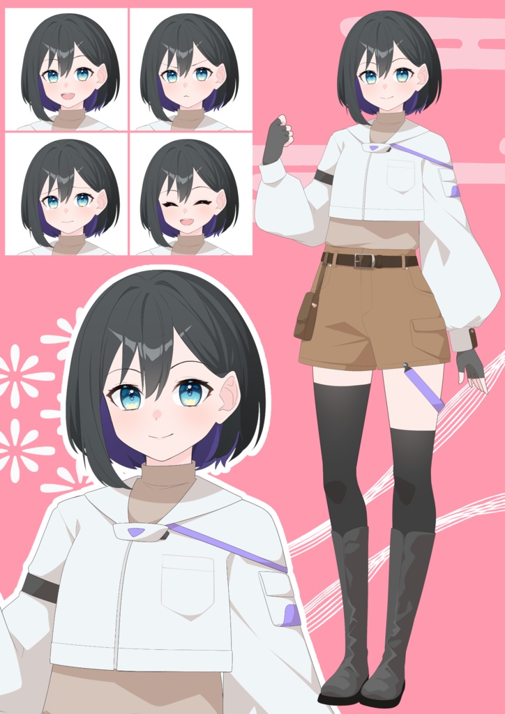 【TRPG,立ち絵】雨式01-F　探索者