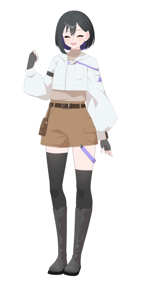 【TRPG,立ち絵】雨式01-F 探索者