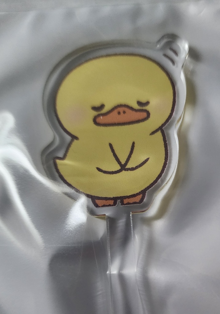 36.あひるちゃん アクリルマドラー【50mm×200mm】