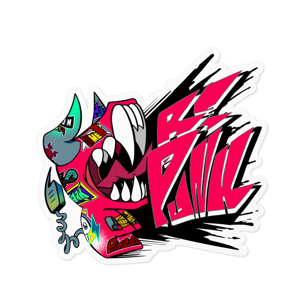 BE PUNK ステッカー