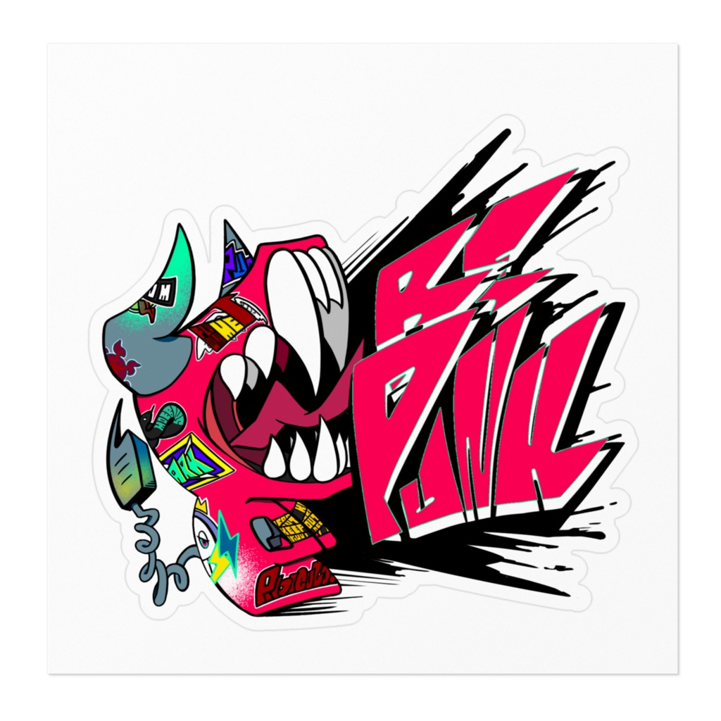 BE PUNK ステッカー