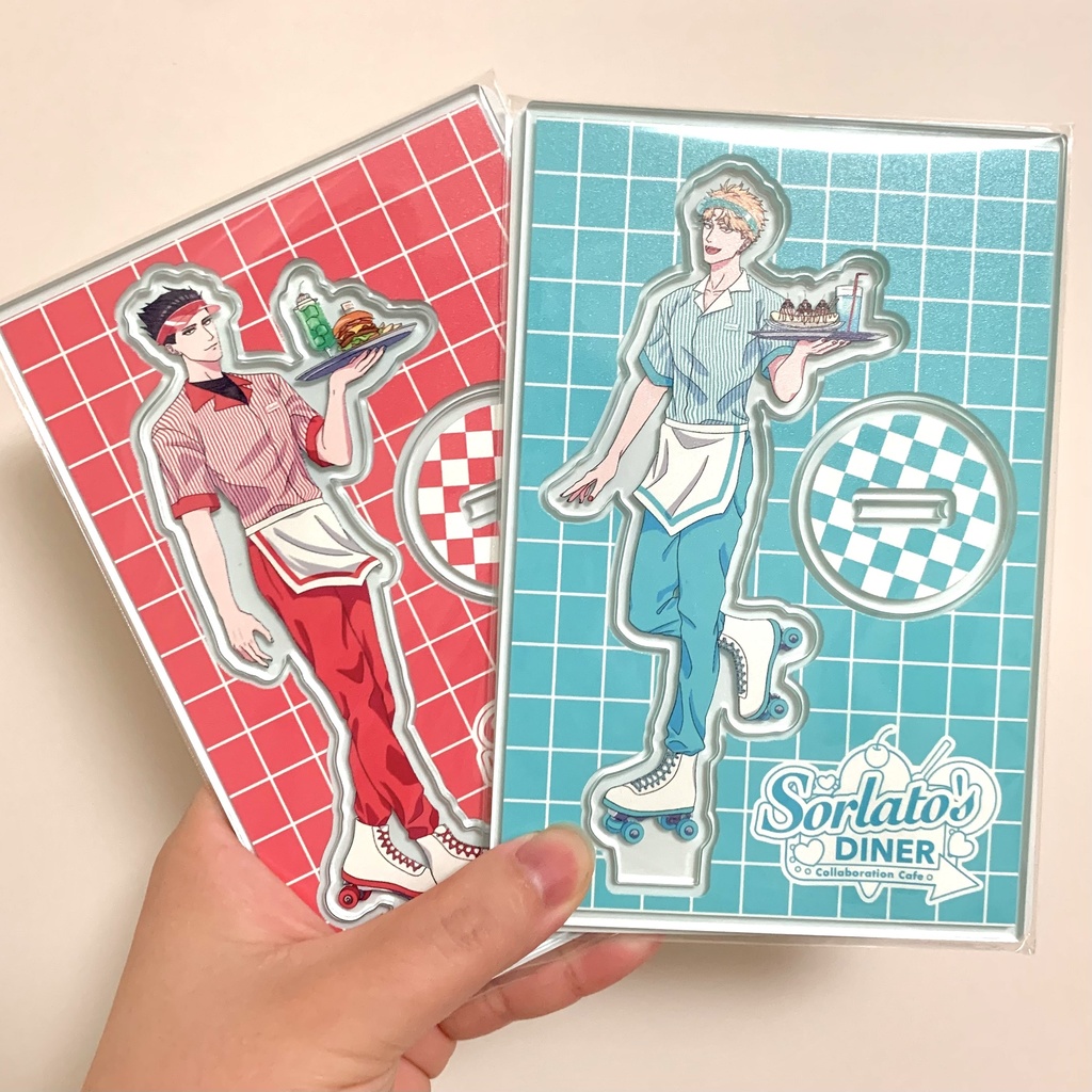 Sorlato's Dinerアクリルスタンド　ソルベ＆ジェラートセット