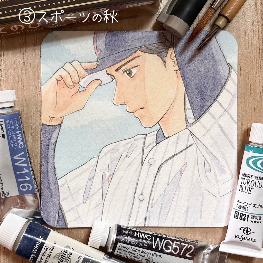 【ミニ原画】◯◯の秋シリーズ