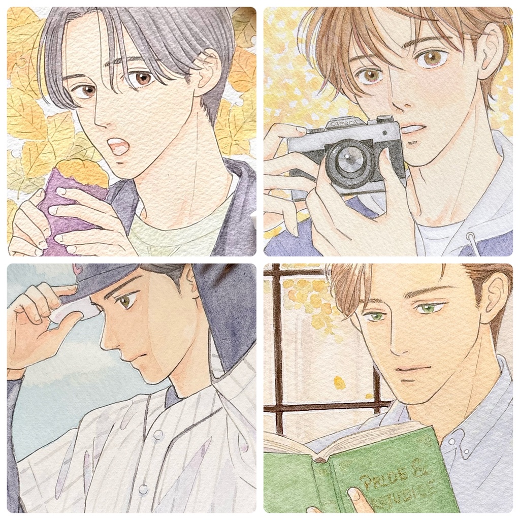 【ミニ原画】◯◯の秋シリーズ