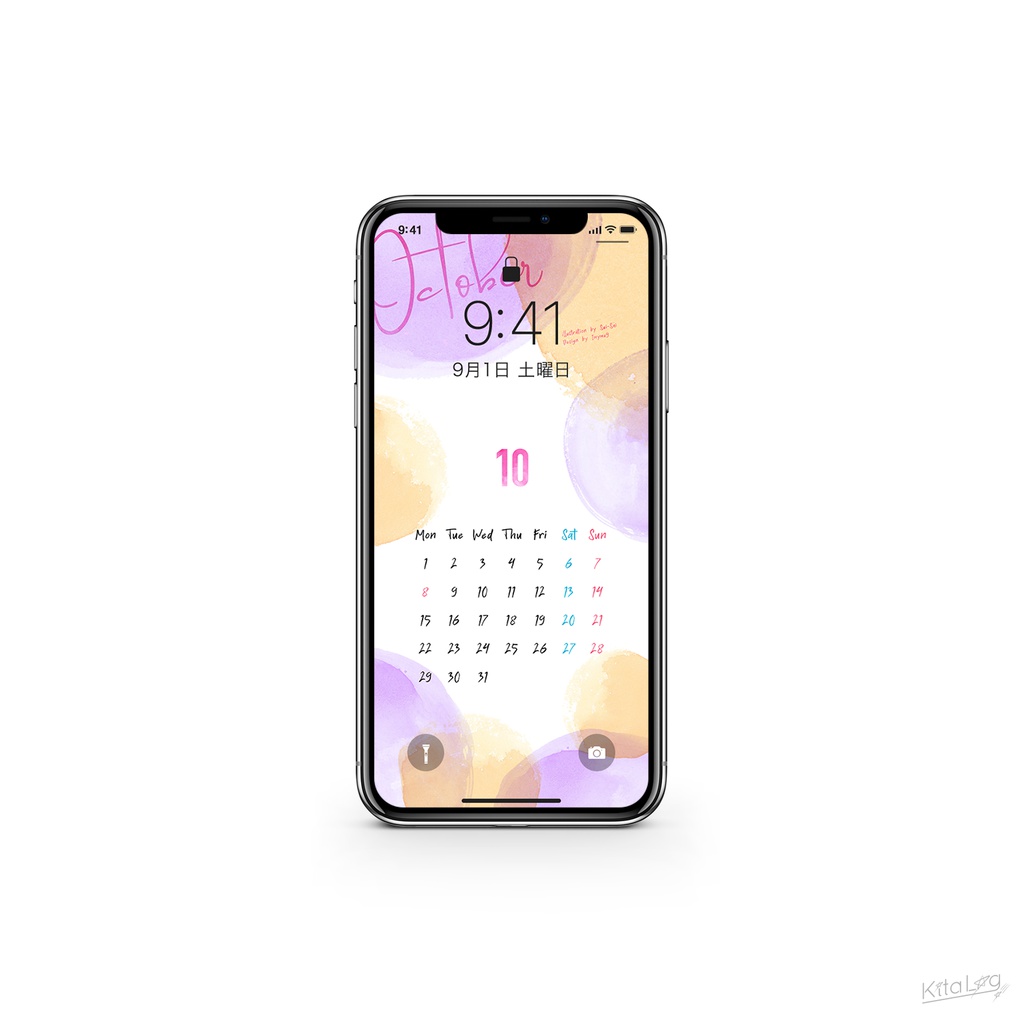 10月カレンダー