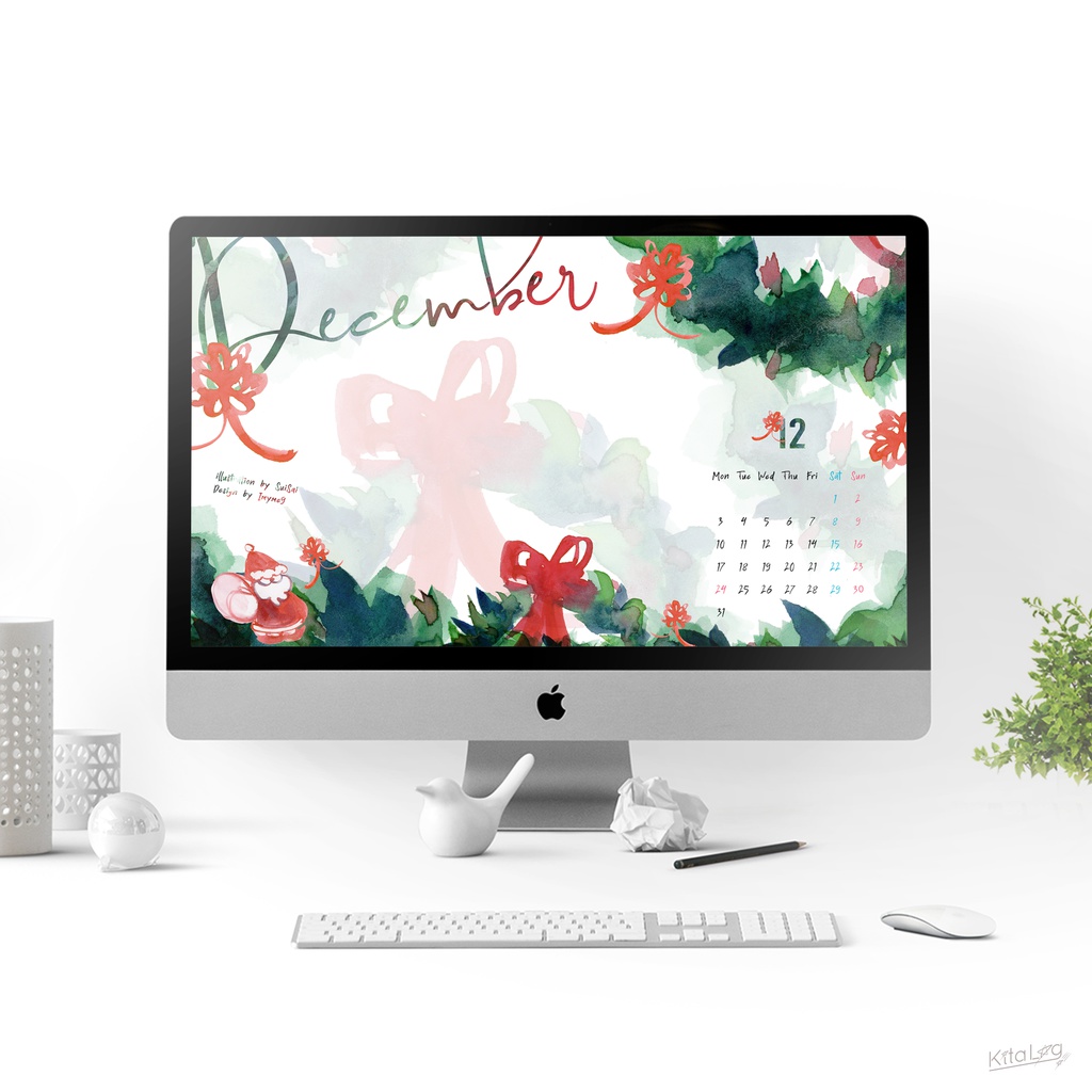 12月カレンダー