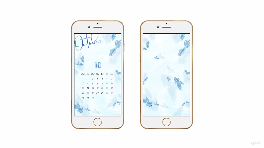 10月カレンダー