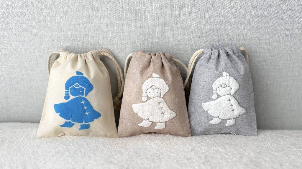 すずめちゃん巾着 ミニ