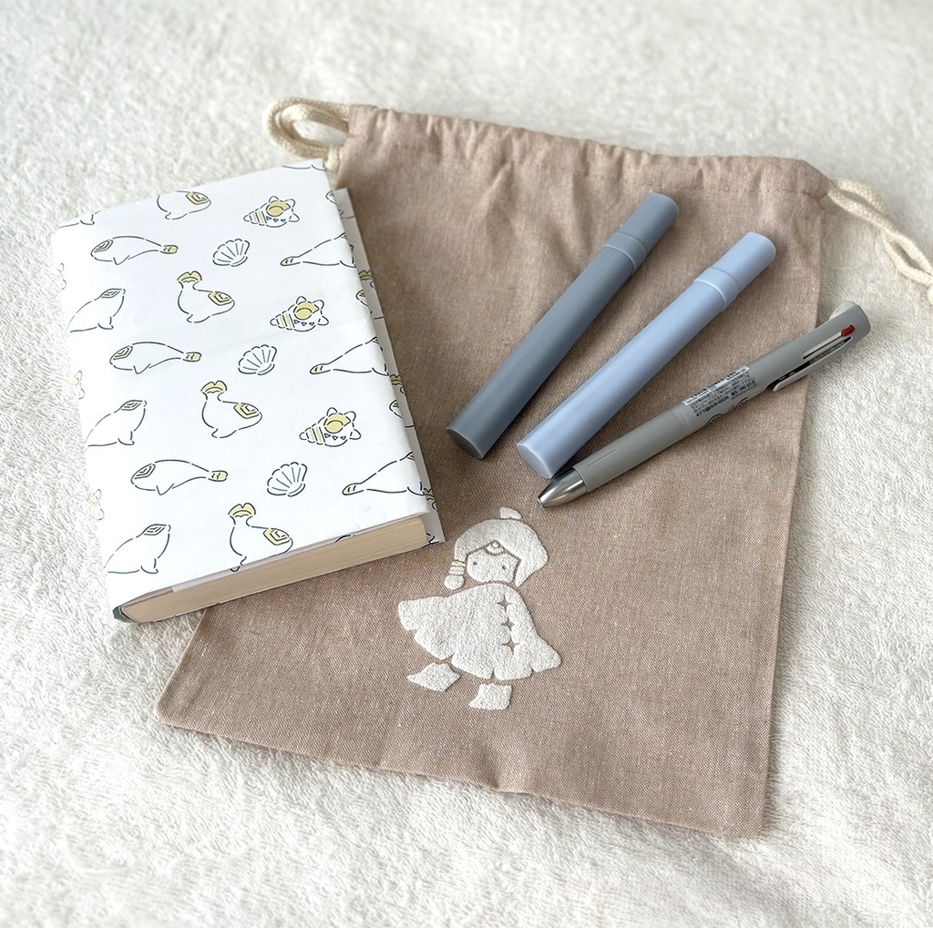 すずめちゃん巾着 大きめ