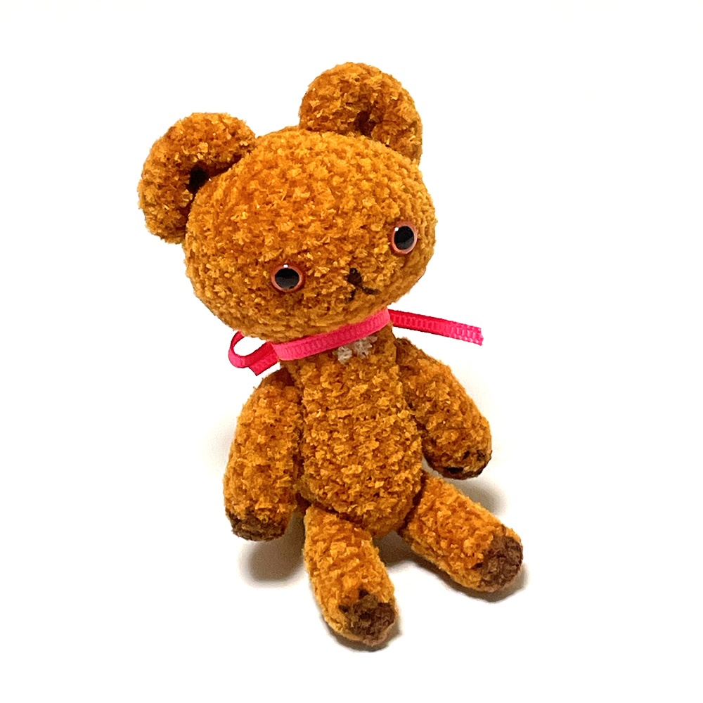 キャラメルベア(桃色リボン)