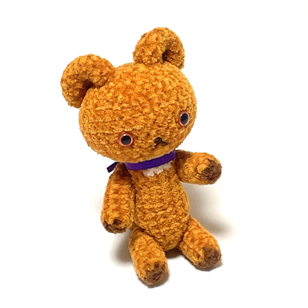 キャラメルベア(紫リボン)