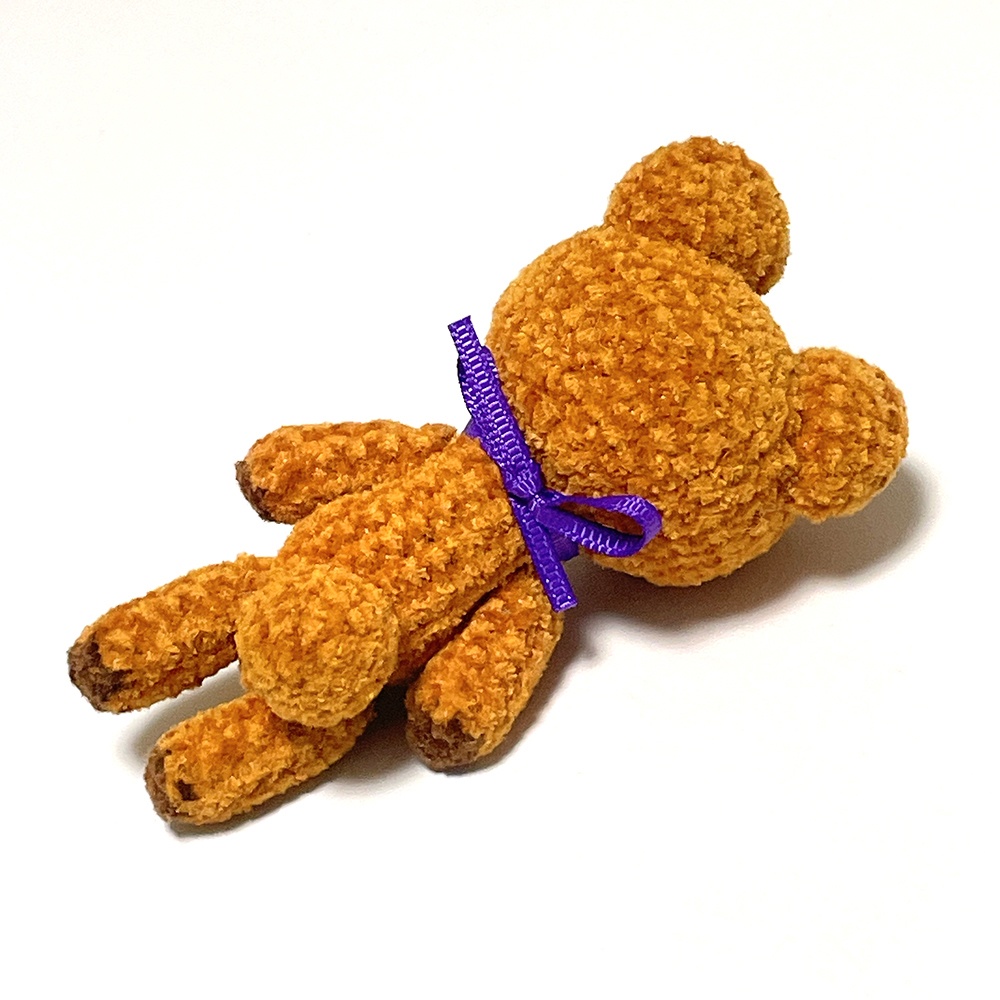 キャラメルベア(紫リボン)