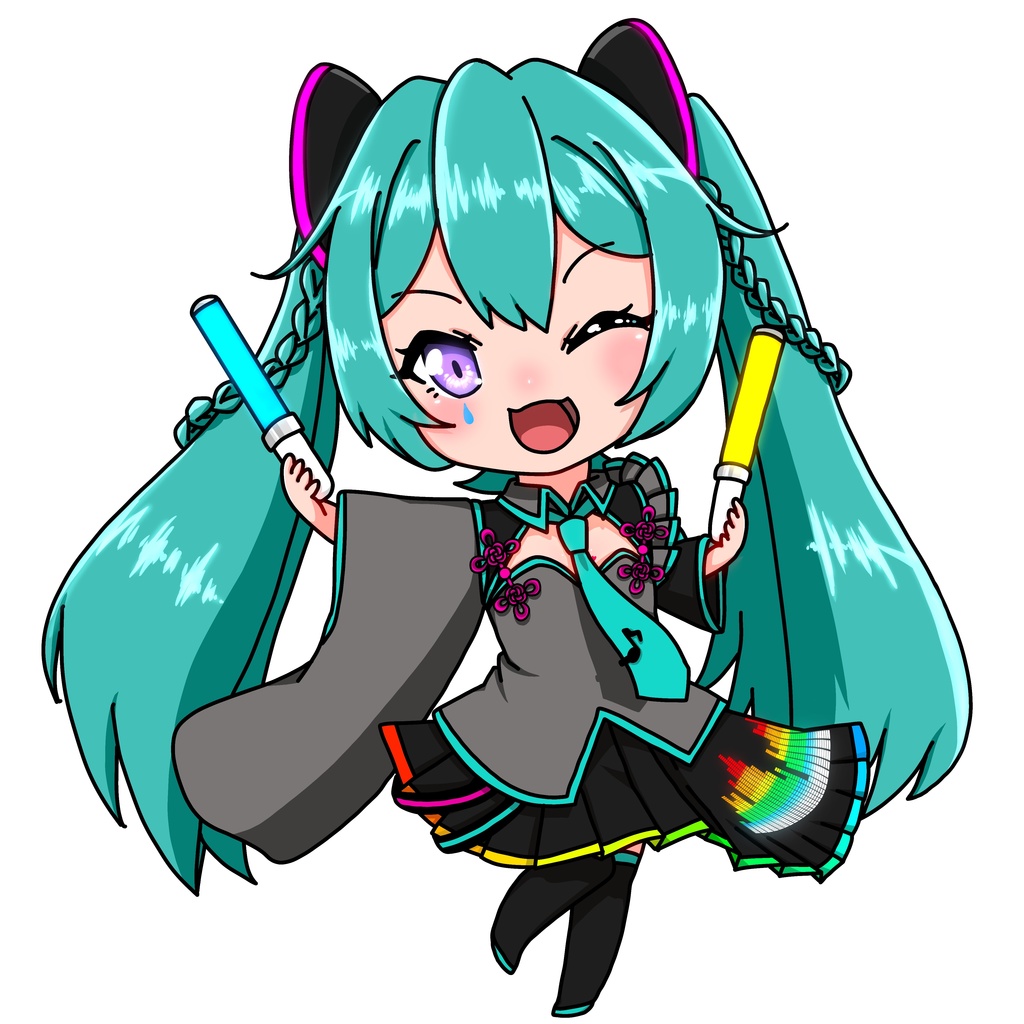 カオボカ　七歌ミク　アクリルキーホルダーA