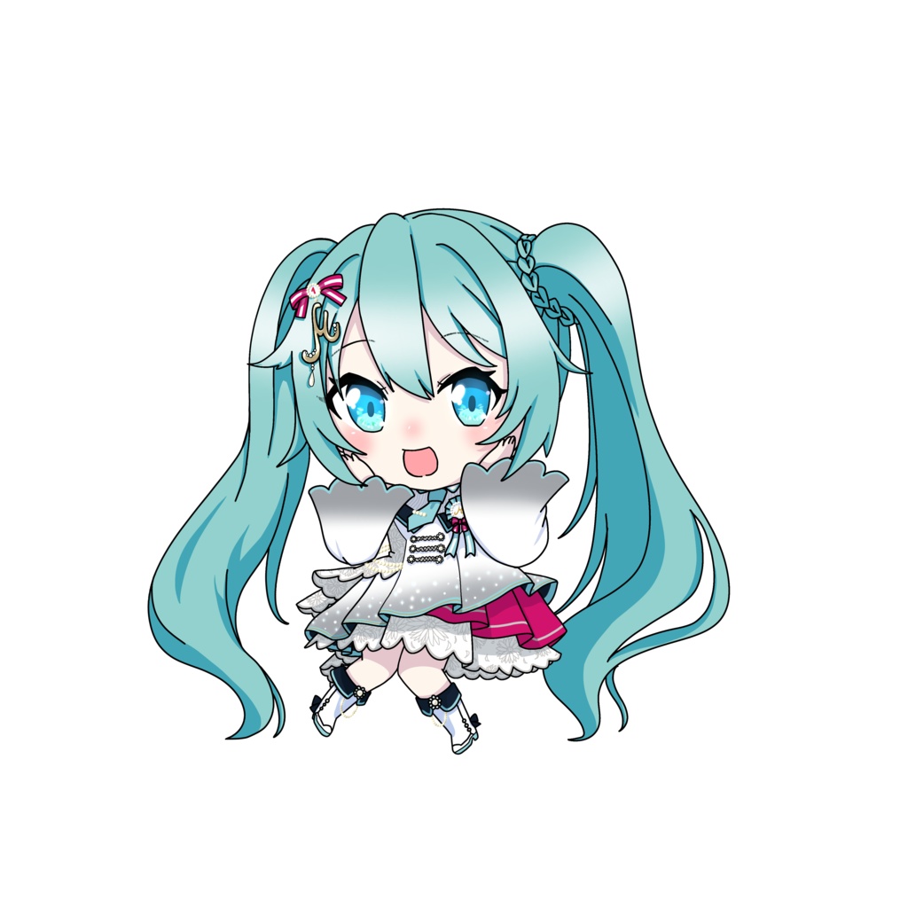 プロセカ　ステージのセカイの初音ミク　アクリルキーホルダー