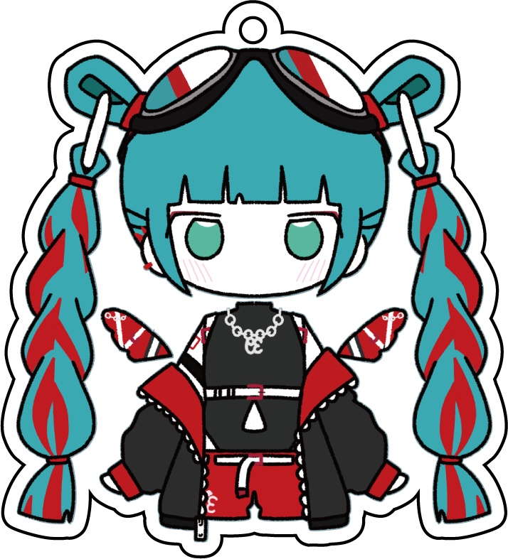 マジカルミライ2023　アクリルキーホルダー　絵:まーぼーおとーふ