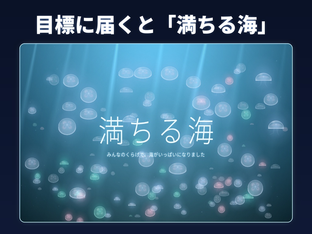 【わんコメ連携/OBS用】Lumen くらげ|コメントでミズクラゲが浮かぶ海のオーバーレイ(完全版)背景透過|Lumen Overlay
