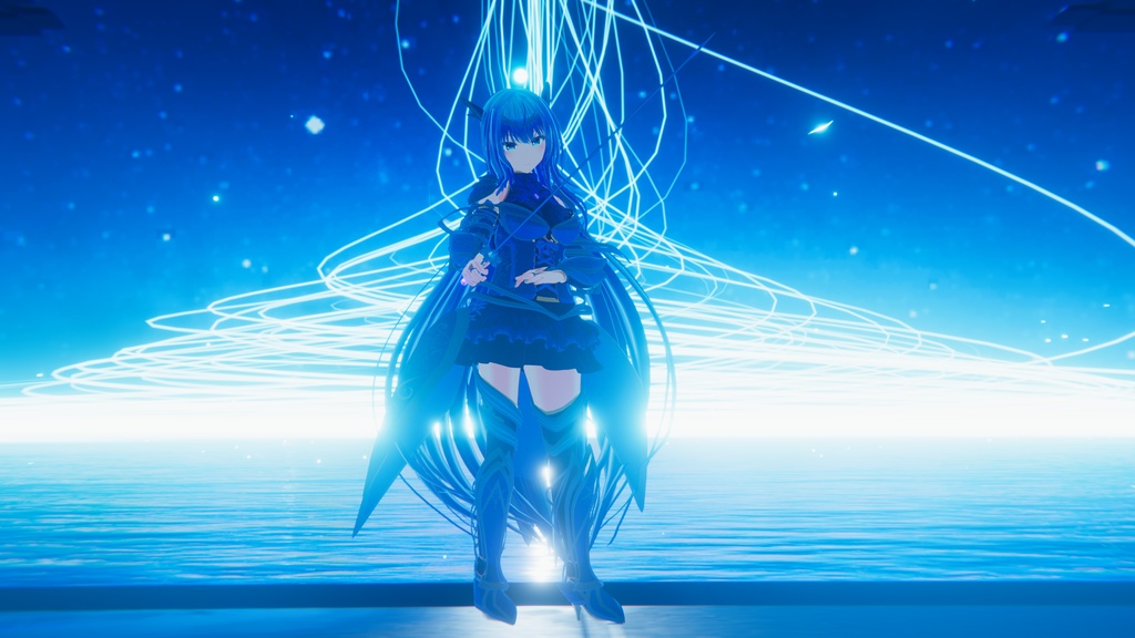 【3Dモデル】氷華-Hyouka-【VRChatフルトラ対応】