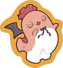ハロウィンアクリルキーホルダー(1)ピギムゥ(2)ガンギマリ