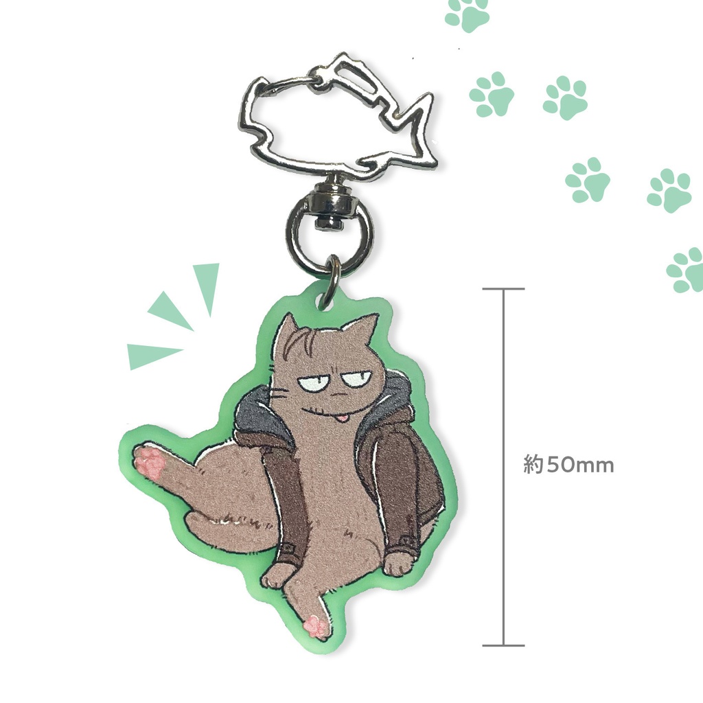 ねこギャビちゃんのカラーアクキー