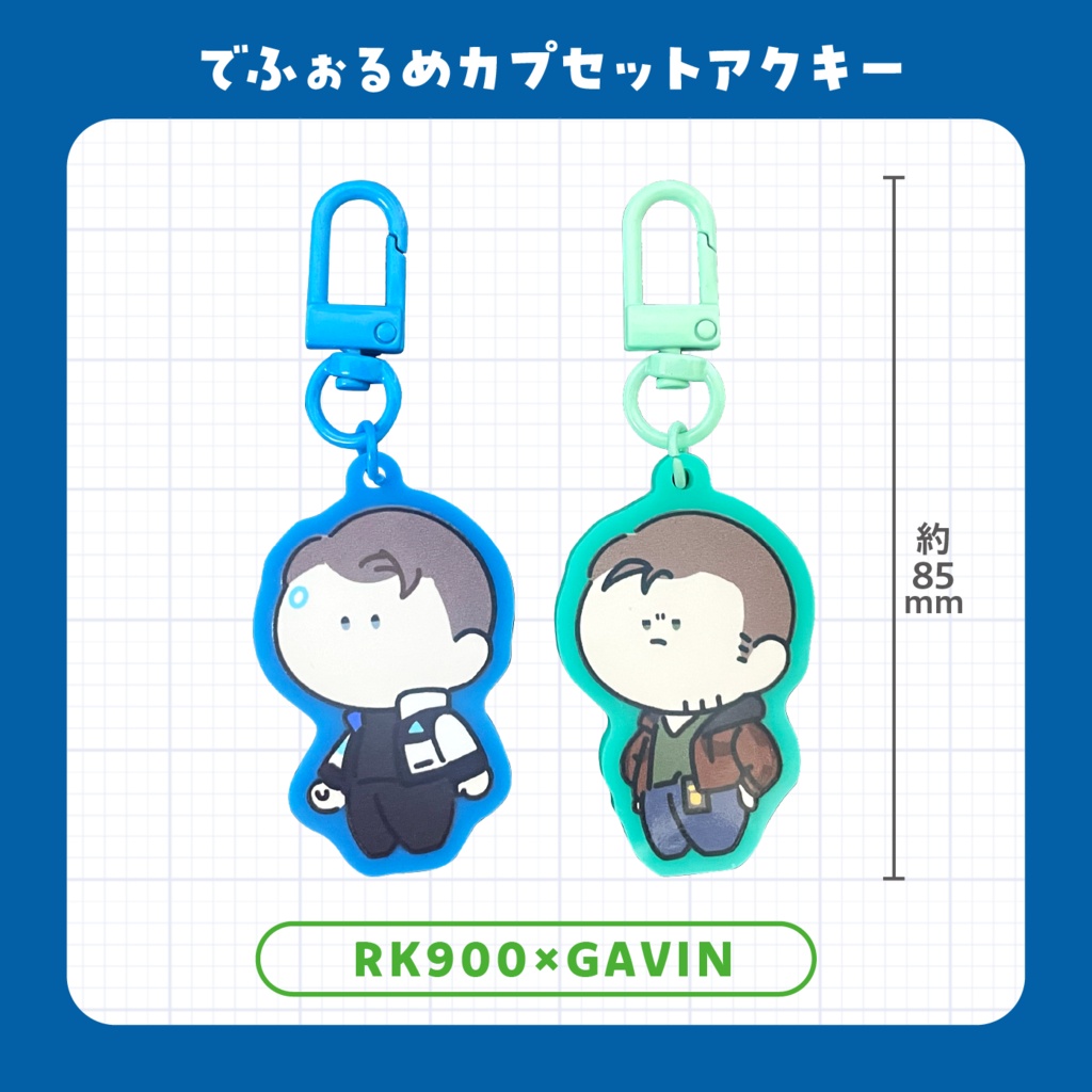 でふぉるめカプセットアクキー(RK900×ギャビン)