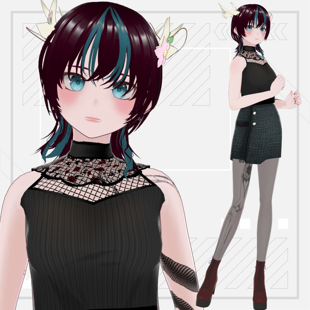 【デジタルフィギュア用VRM】秋服の空閑命【常設販売】