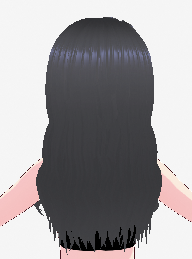 [vRoid] Cute Braided Wavy Hairstyle - alphaggoong - BOOTH