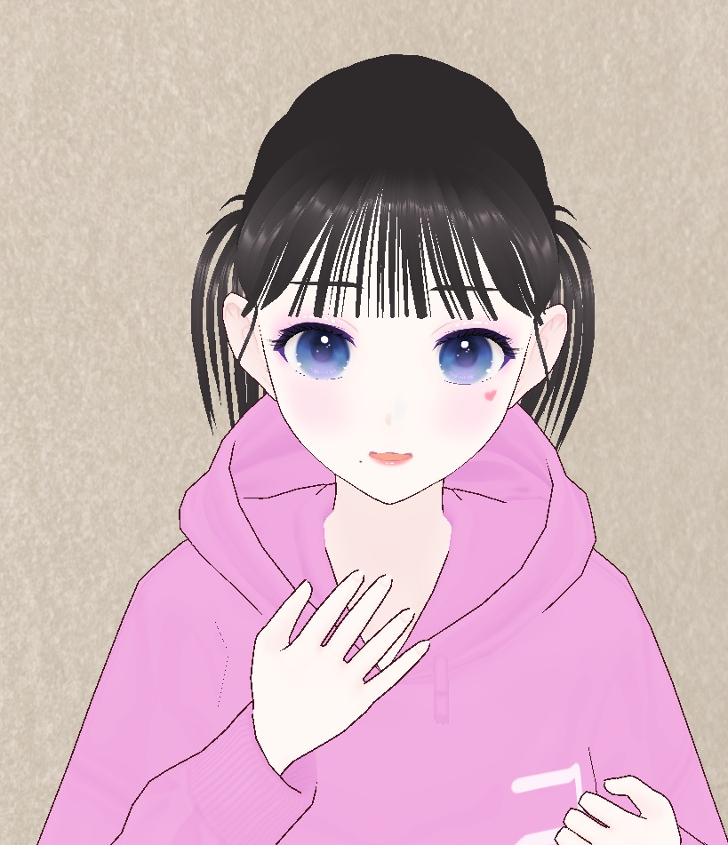 [vRoid] Cute Sleek Bun Hairstyle