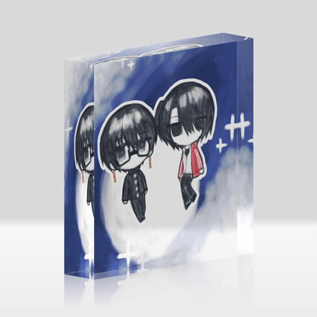 やとりんアクリルブロック