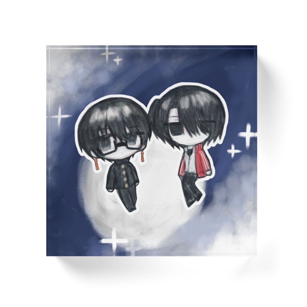 やとりんアクリルブロック