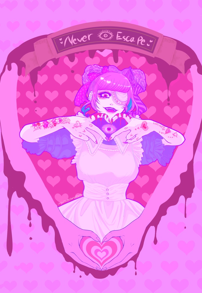 特殊紙印刷オリジナル強め女子ポストカード