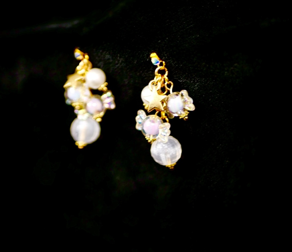 キラキラキャンディーピアス