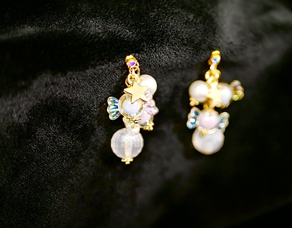 キラキラキャンディーピアス