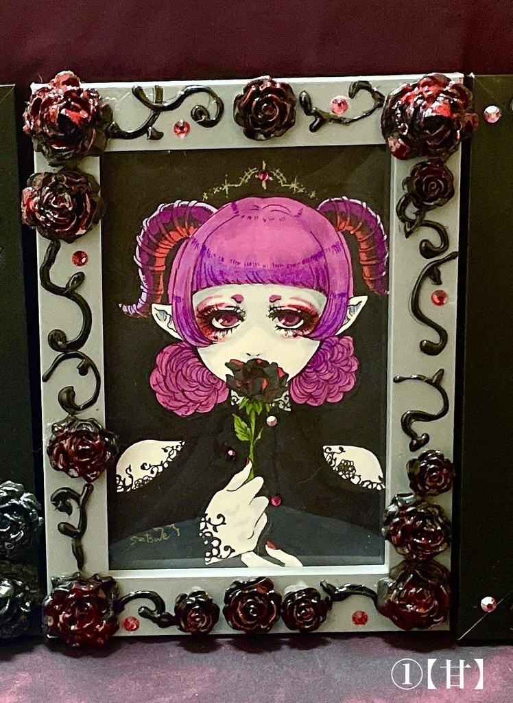 【死神と薔薇 vol.2】額装展示原画